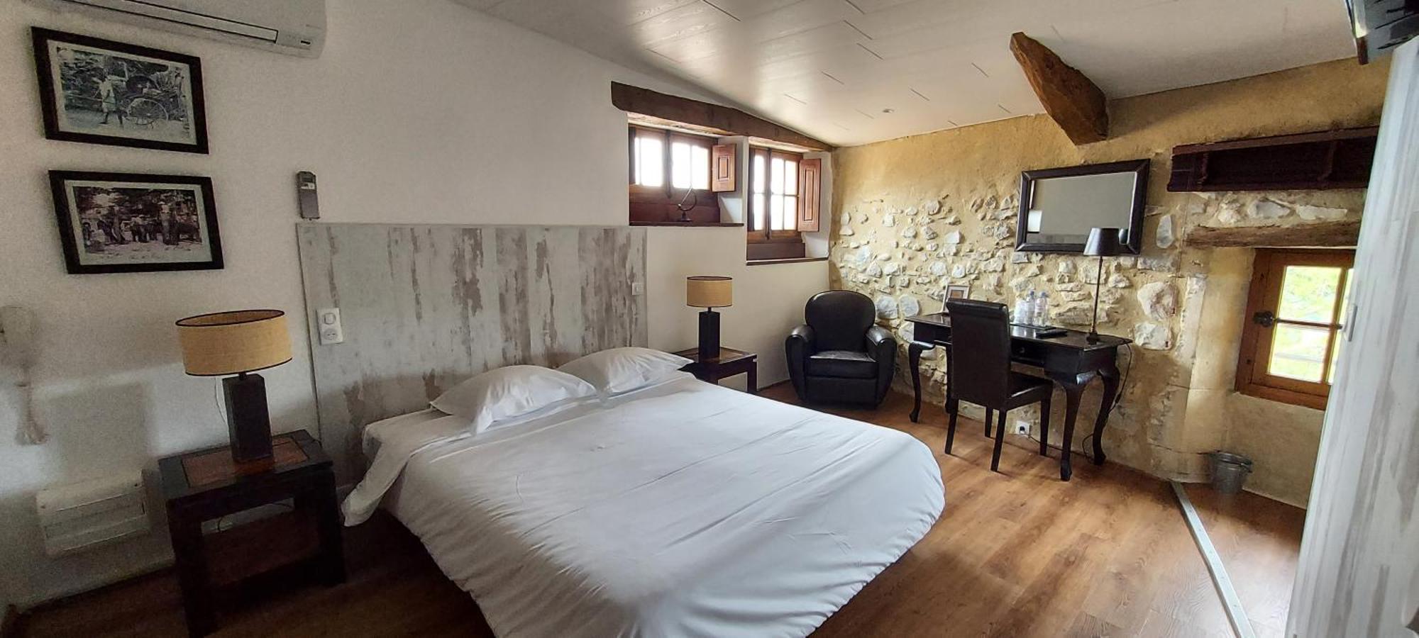 La Capitelle Otel Mirmande Oda fotoğraf